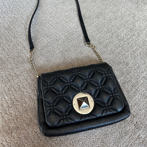 kate spade Handbags - Kate Spade crossbody black gold small purse